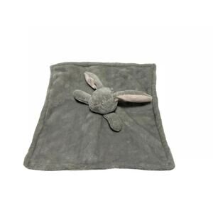 Carter's Bunny Rabbit Gray Baby Lovey Security Blanket Plush 13x13